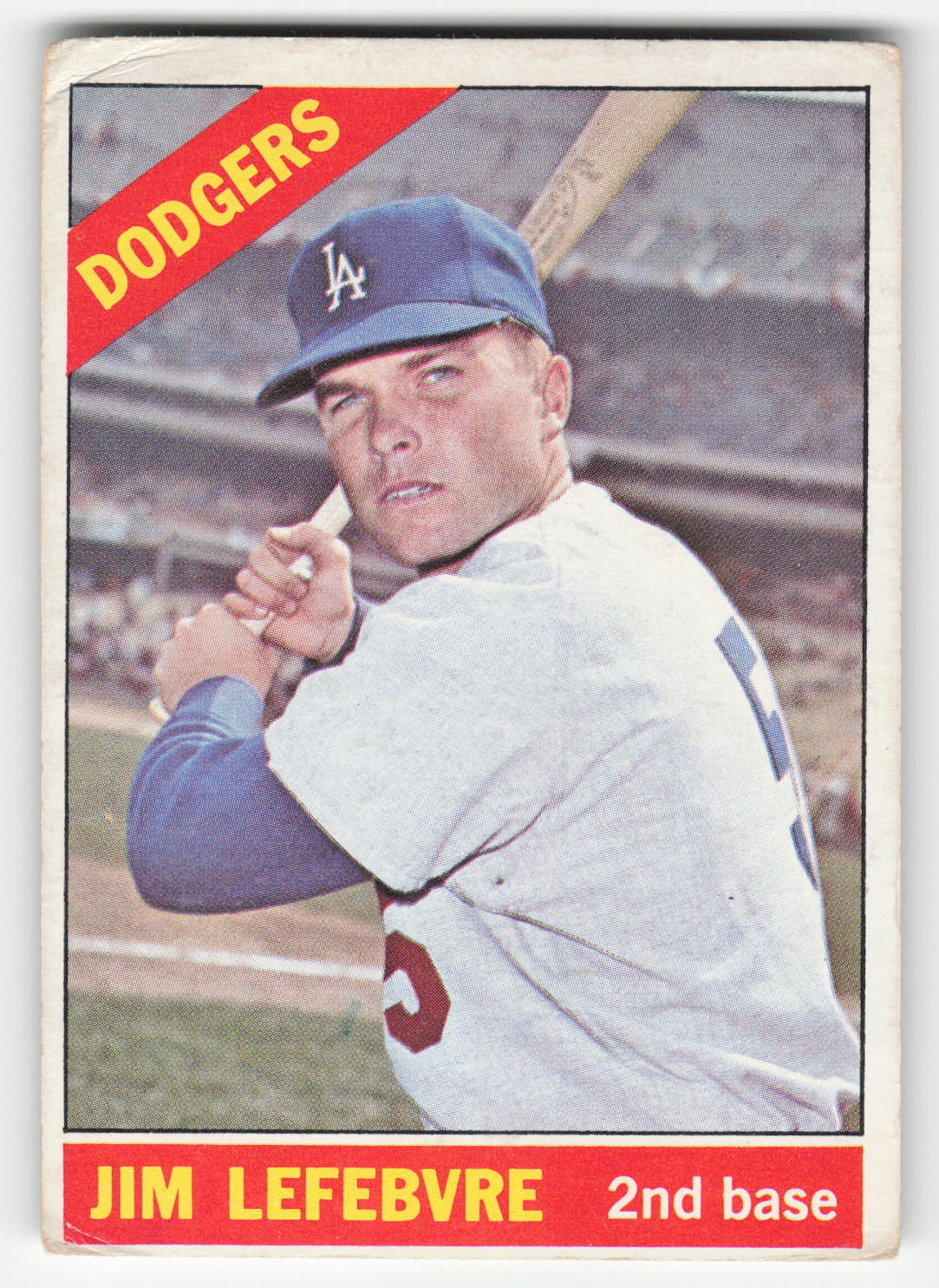 Jim Lefebvre 1966 Topps #57 Los Angeles Dodgers Pr-Fr