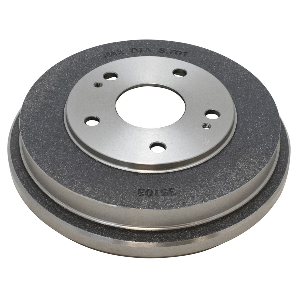 TRQ Rear Brake Drum LH & RH Kit Pair Set of 2 for 03-07 Honda Accord Brand New