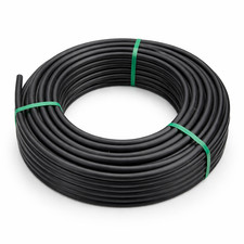 Irrigation Pipe 13mm/16mm Heavy Duty Black Flexible Tubing Garden Black Pipe 75m