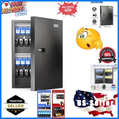 32 Key Cabinet Organizer, Lock Box, Security Storage for Valets, Hotels, Car ...