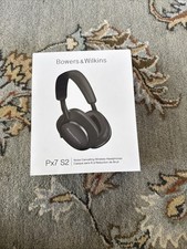 Bowers  Wilkins PX7 S2 On-Ear Noise Cancelling Wireless Headphones -Black