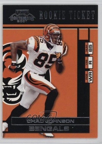 Chad Johnson [Sample] #113 2001 Playoff Contenders card