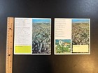 Travel Foldout Brochures Lot of 2 - Galilee 6 x 6 - Israel - Read — photo 2