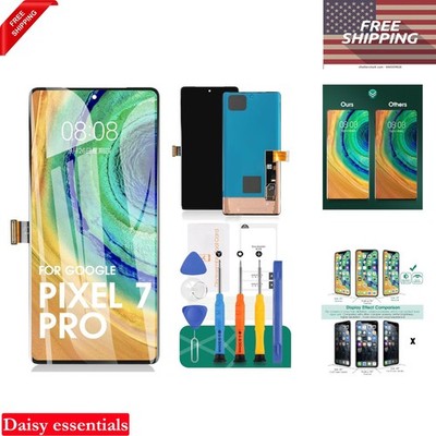Google Pixel 7 Pro 5G Screen Replacement LCD Digitizer Touch Assembly Repair Kit