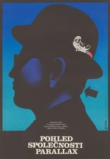 The Parallax View 1974 Czech A3 Poster