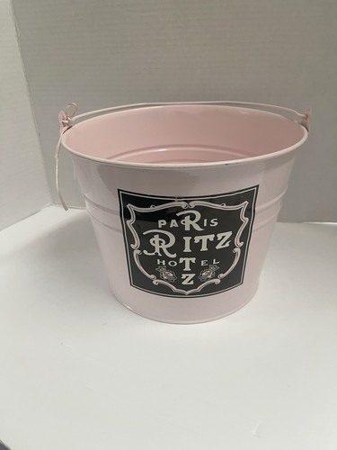 VINTAGE PARIS HOTEL RITZ METAL BUCKET EUC