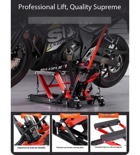 Special motorcycle lifting platform for heavy motorcycle hydraulic hoist - Afbeelding 8 van 21