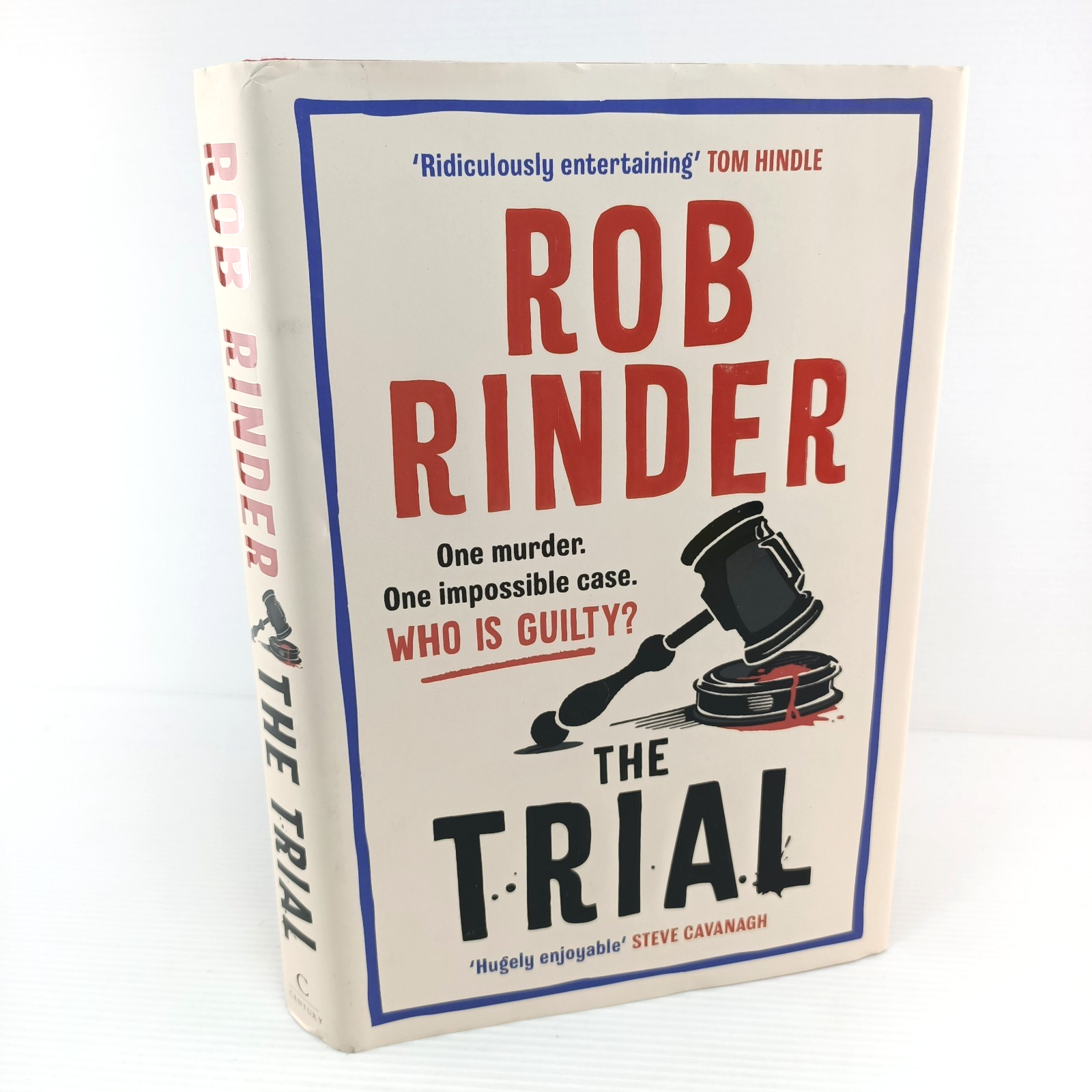 The Trial Rob Rinder 2023 1st Ed Crime Legal Thriller Fiction Hardcover Book