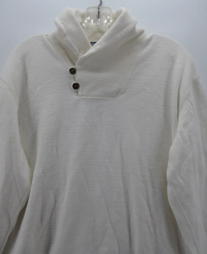 Ralph Lauren Polo Suéter Niños XL Blanco Chal Cuello Pullover Y2K Preppy Niños Foto 2 de 4