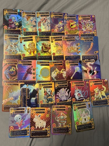 NomNom Verse COMPLETE Full Holo SR 28 Card Lot! Kickstarter tcg card Nom