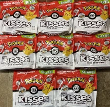 8 BAGS Pokemon Hershey’s Kisses SPECIAL EDITION Collectible 151 Share 10.1oz