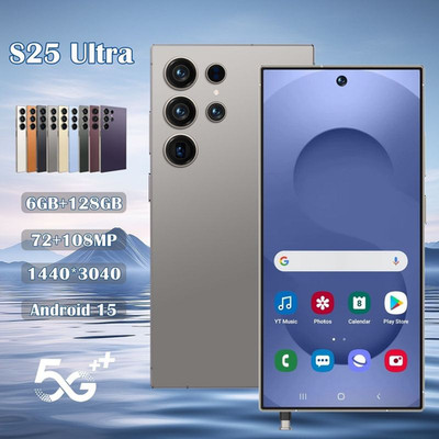 New S25 Ultra 5G Smartphone 6.9'' Factory Unlocked Android Cellphones Dual SIM