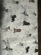 Novelty, Dog, Quilters, Medium Weight 100% Cotton Fabric sold by the yard