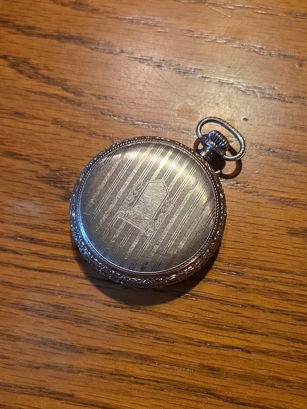 💥Vintage Men's Gold Filled Pocket Watch Unbranded For Repair Lot HR 2