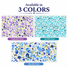Crafts Fabrics Purple Mini Floral Lilac Lavendar Meadow Sewing 44" Cotton Fabric