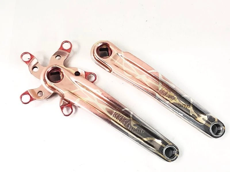 KOOKA クランクチェーンリング付き 90’s Made in USA Blue Kooka Crankset 177.5mm 44/32/22 | eBay