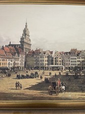 Bild Gemälde Dresden, Altmarkt Canaletto - Stadtbild