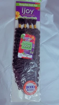 Ijoy Water Bulk 22" Pre-Stretched Hair Braiding Extensions in different colours