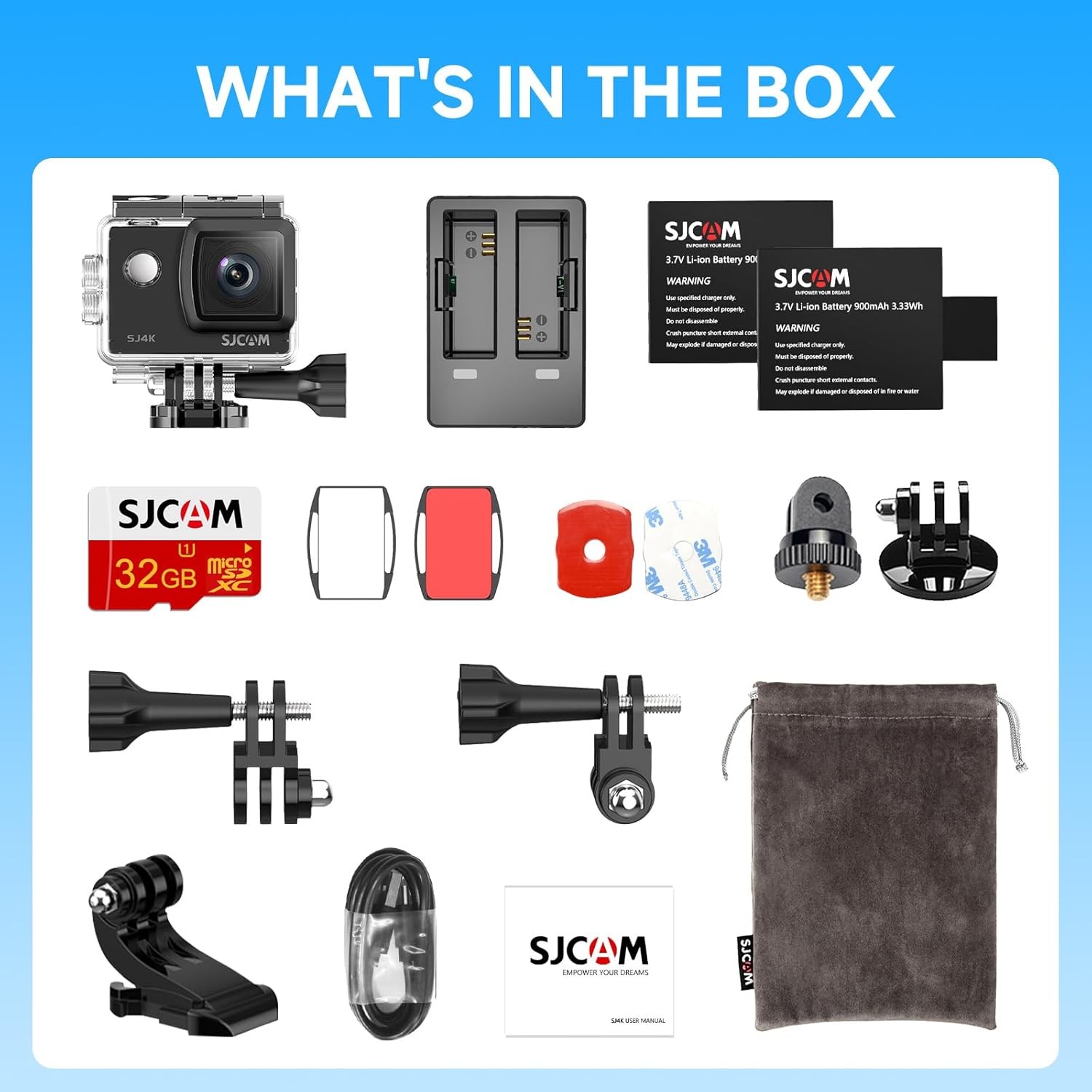 SJCAM SJ4K Action Camera 4K 40MP WiFi Sport Camera 30M Underwatercamera EIS