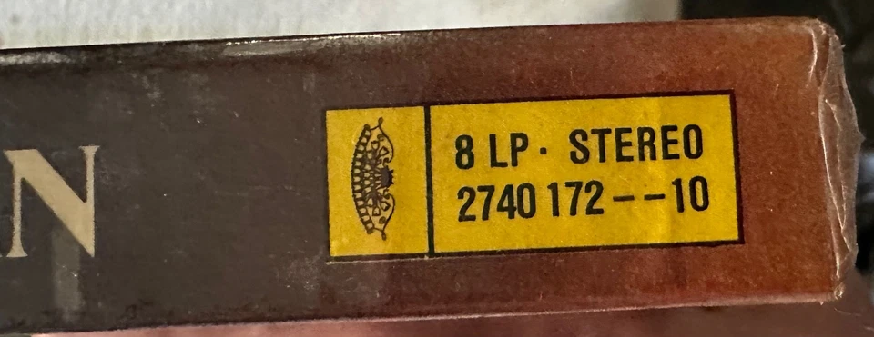 KARAJAN / BEETHOVEN 9 symphonies 1977 8 LP Box Set With Insert 2740-172 New  - Image 3 of 3