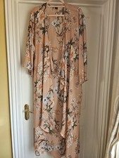 Beautiful New Multi Coloured Slinky Kimono Edge To Edge Plus Size