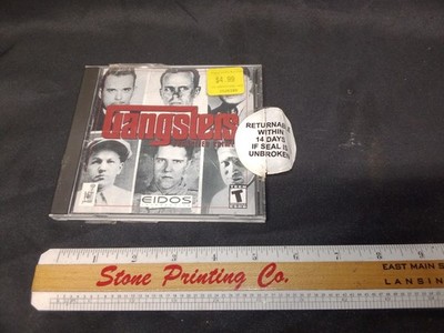 Gangsters Organized Crime PC game Eidos CD-ROM 1999 used