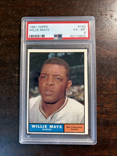 1961 Topps - Willie Mays #150 PSA 6