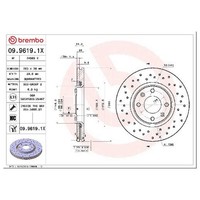 2X Bremsscheibe Vorne FüR Peugeot 2008 CU UD US 1.5 1.6 13 Bis 26 Brembo RFJ HNP