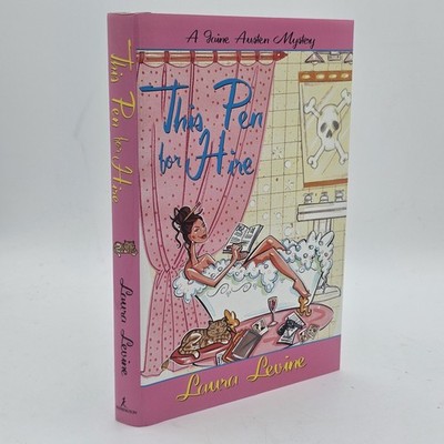 This Pen for Hire Laura Levine 2002 1st Edition HC Signed Jane Austen Mystery