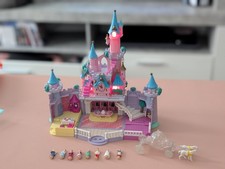 POLLY POCKET Cinderella Schloss MIT FIGUREN Bluebird 1995