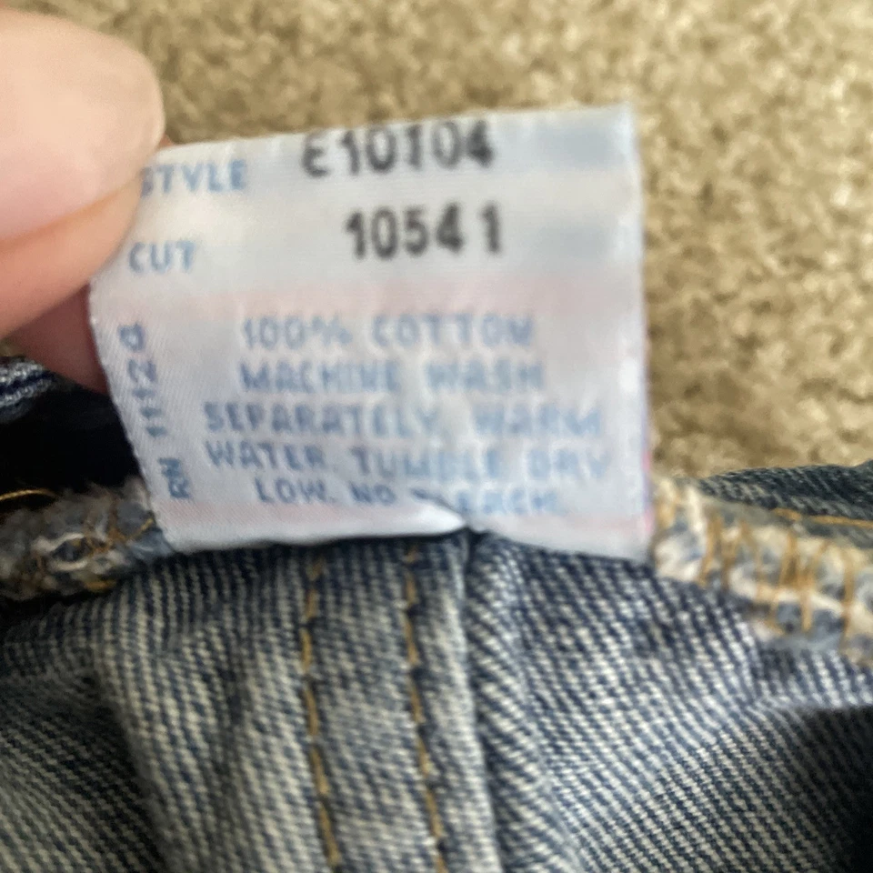 Mono Vaquero Baby Guess Vintage Años 90 Talla 18M Hecho en EE. UU. Jean Una Pieza ¡EXCELENTE ESTADO USADO! Foto 4 de 4