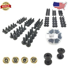 60pc Chicago Screws for Kydex Holsters, Steel 8-32 Binding Hardware