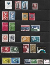 WC1_6517. NETHERLANDS. Nice lot of 1956-1966 complete sets. Used