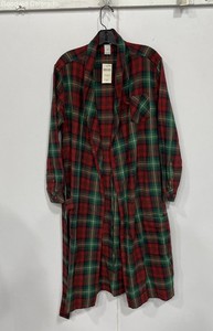 Red and Green Robe Size XS by Duluth Trading Company