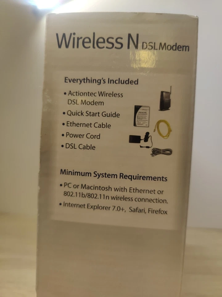 Actiontec✨GT784WN-01✨Wireless N DSL Modem Router✨ 300 Mbps WiFi - Image 2 of 3