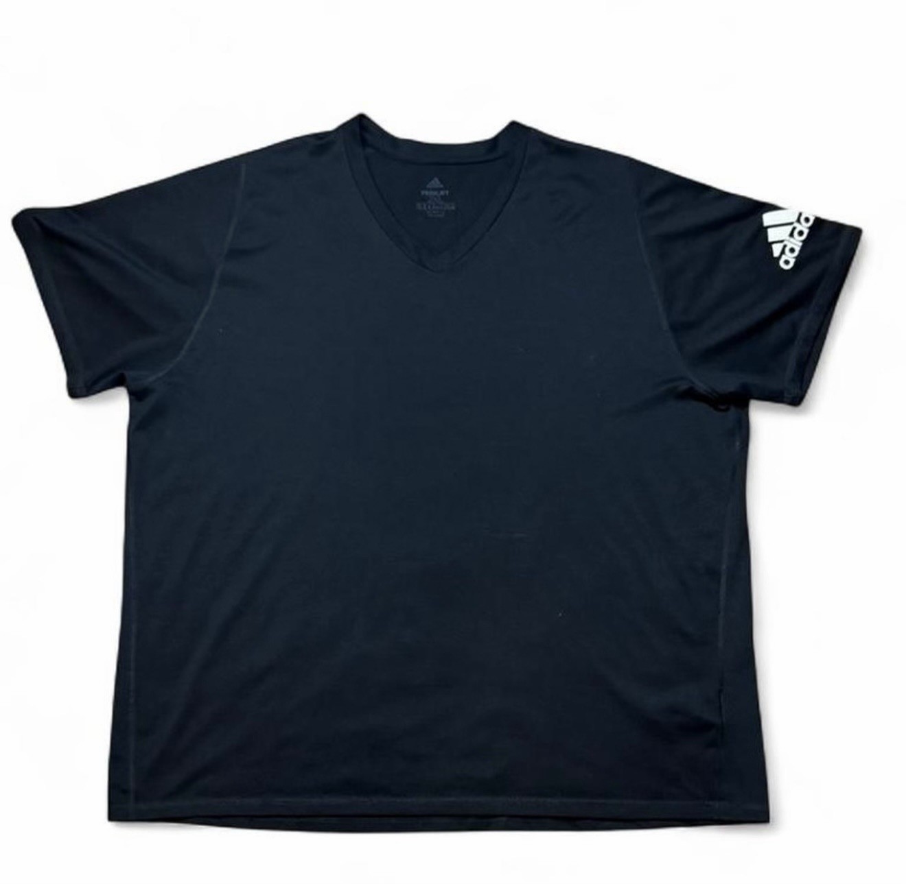 Adidas Men's Freelift Climalite V-Neck Athletic T-Shirt Black Size 2XL