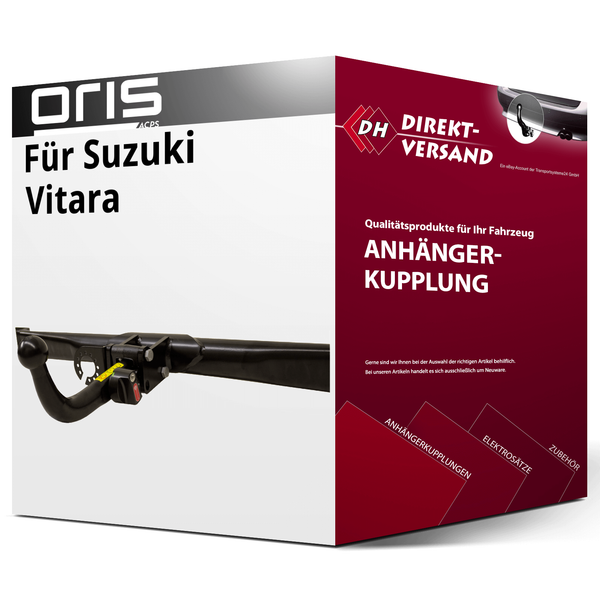 für Suzuki Vitara Typ LY (Oris) AnhäNgerkupplung Horizontal Abnehmbar Neu-image