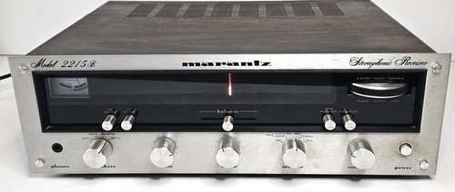 MARANTZ 2215B AM/FM STEREO RECEIVER. NEED NEW LED BULBS. TESTED