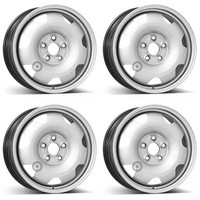 4 Cerchi Acciaio Alcar 7.0Jx17 Pollici ET56 5X120 Per Volkswagen T5 T6 T6.1 Set Di 4