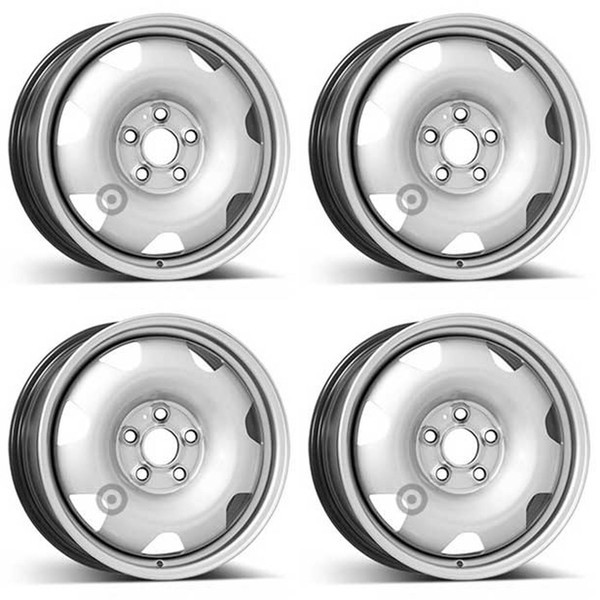 4 Cerchi Acciaio Alcar 7.0Jx17 Pollici ET56 5X120 Per Volkswagen T5 T6 T6.1 Set Di 4-image
