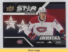2022 Upper Deck Credentials 2nd Star of the Night Rookies Kaiden Guhle READ 1ee0
