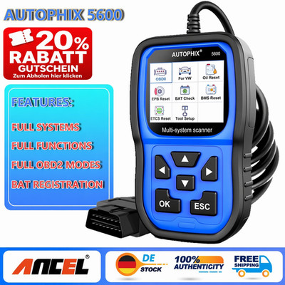 OBD2 Diagnosegerät für VW Alle System Scanner ABS BMS Elektronische Parkbremse