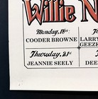 WILLIE NELSON Fromholz RARE 1978 Christmas Opera House Garrett Concert Poster — photo 4