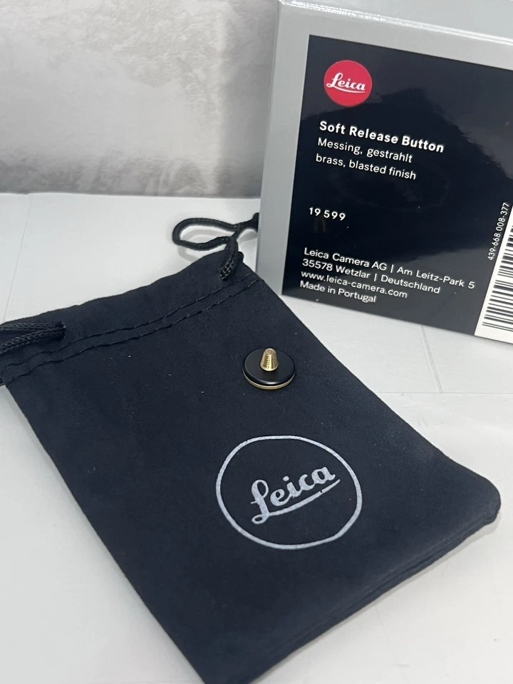 Leica Soft Release Button Brass Blasted 19599 for Q3, M Cameras  *NEW* - Image 3 of 3