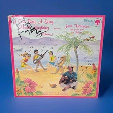 Vinyl Record Jack Hartmann Signed - I Can Sing A Song About Anything 1985 VG+