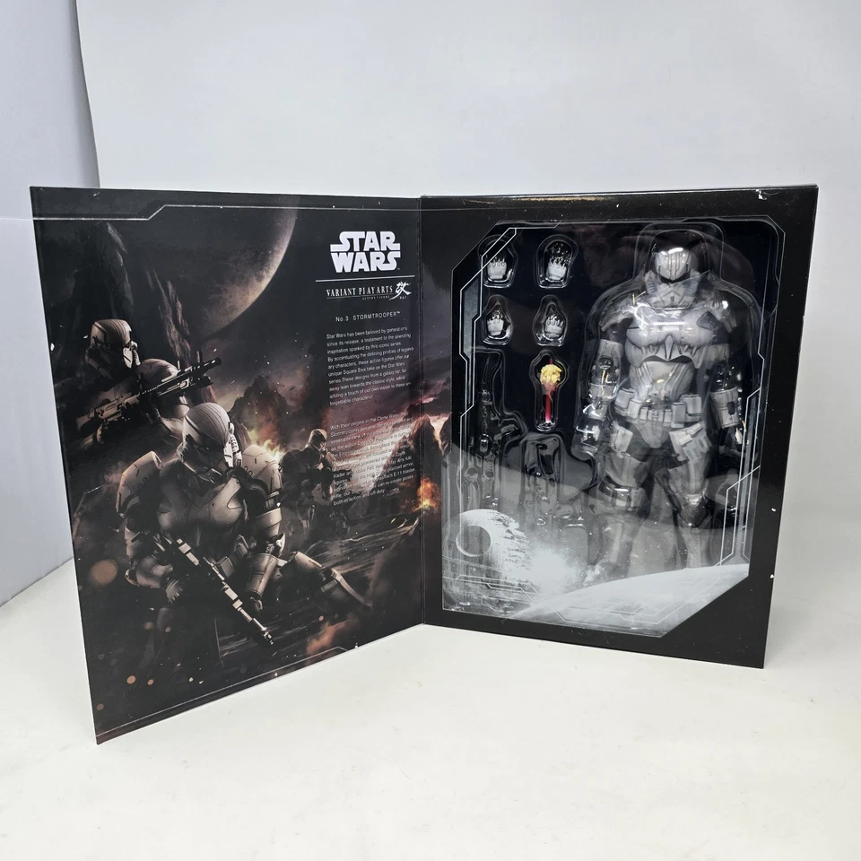 Square Enix Variante Star Wars Play Arts Kai No. 3 Stormtrooper japoneses Foto 2 de 4