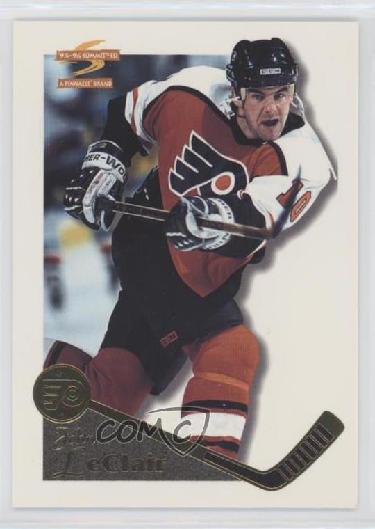 1995-96 Pinnacle Summit John LeClair #75 0k8z