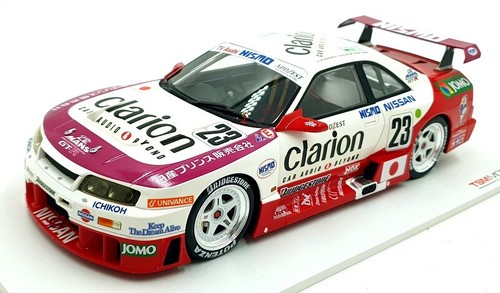 TSM Model 1/18 Scale TSM151826R - 1995 Nissan Skyline GT-R LM #23 Clarion