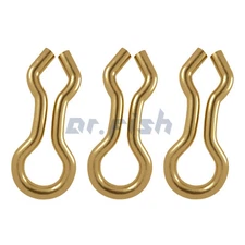 100/200/500/1000pcs Brass Sinker Eyes Eyelets Size #1 #2 for Lead Weight Mold 