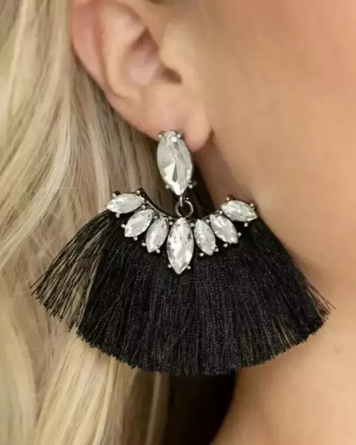 Paparazzi fringe earrings sale